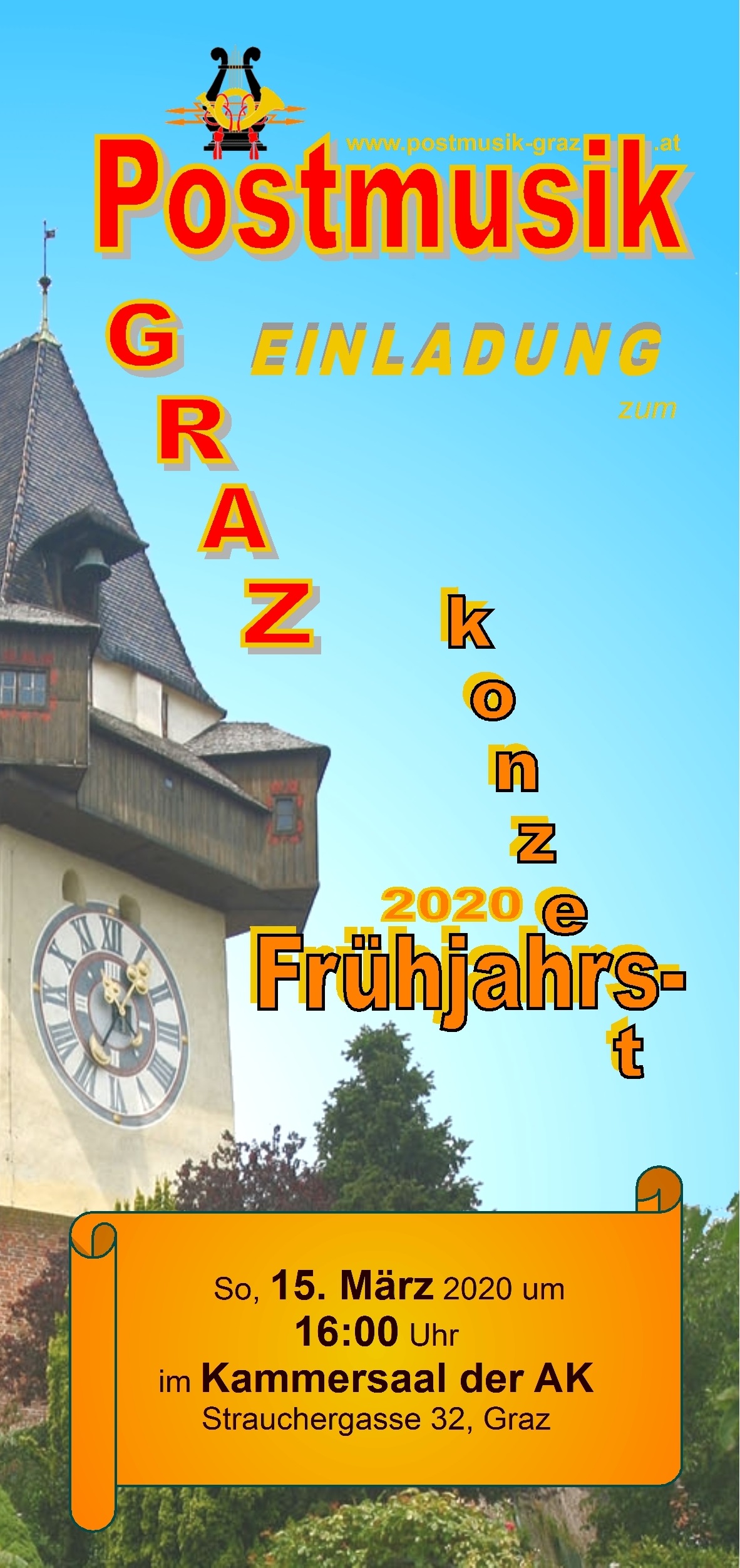 Konzerteinladung 2020